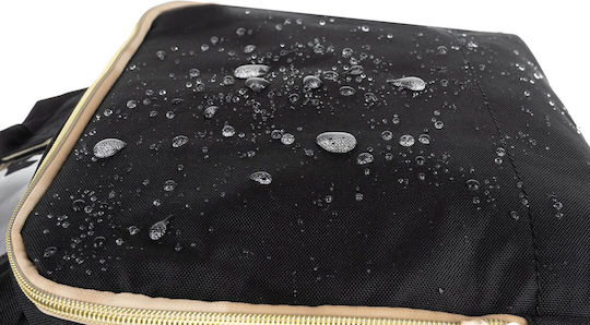 Wickeltasche-Wickelrucksack Schwarz 35x45x14cm.