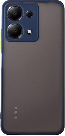 Lime Hardshell Fusion Full Camera Protection Back Cover Plastic / Silicon Rezistent Albastru (Redmi Note 13 Pro 4G / Poco M6 Pro 4G )