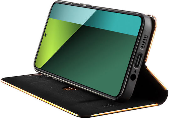 Idol 1991 Elite Book Synthetic Leather / Plastic / Silicone / Leather Black (Redmi Note 13 Pro 4G / Poco M6 Pro 4G)