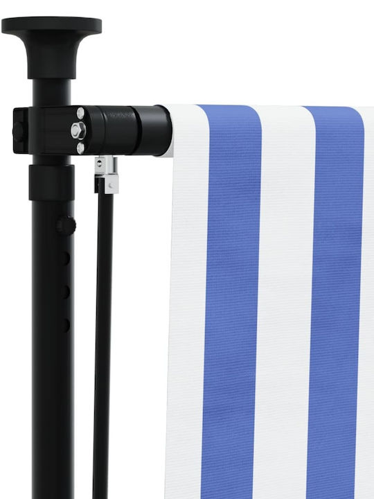 vidaXL Terrace Sideway Sunshade Roller with LED Light Blue 1x2.7cm
