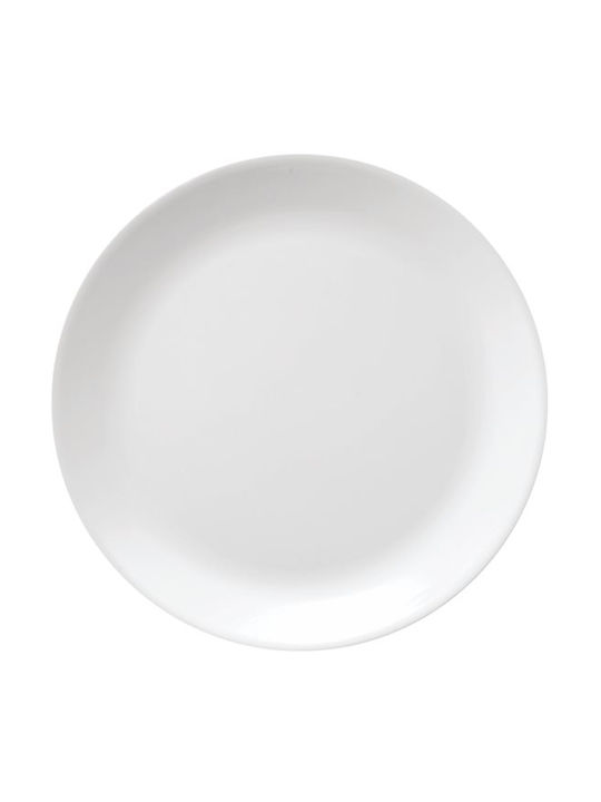 Σειρά Urμi Plate Shallow Made of Melamine White with Diameter 23cm 6pcs