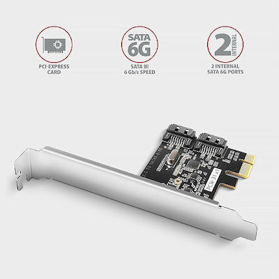 Axagon Karte PCIe in Port SATA / SATA III