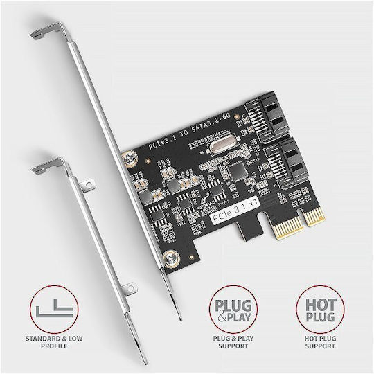 Axagon Κарта PCIe в порт SATA / SATA III