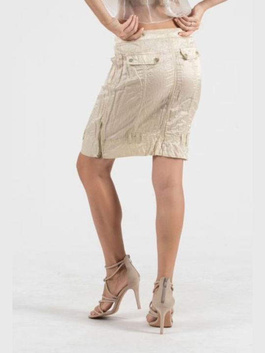 Marciano by Guess Midi Skirt Beige