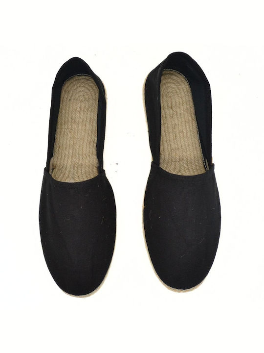 La Maison De L`espadrille Material textil Espadrile pentru bărbați în Negru Culoare