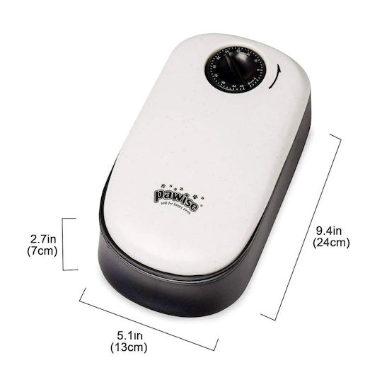 All For Paws Automatic Feeder for Dog & Cat 300ml in Black Color