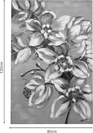 Inart Flourish I Tablou pe Pânză 80x120cm Inart Flourish I Tablou pe Pânză 80x120cm