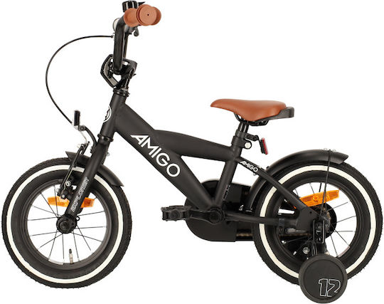 Amigo Explorer 12" Kinder Fahrrad BMX Schwarz