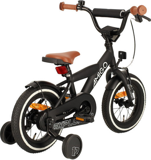 Amigo Explorer 12" Kinder Fahrrad BMX Schwarz