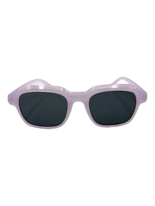 V-store Sunglasses with Purple Plastic Frame and Gray Lens 5006PURPLE