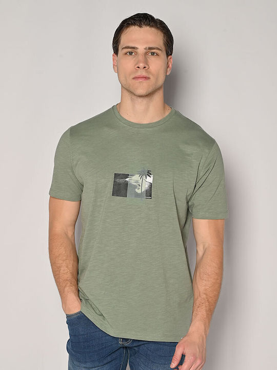 Camaro T-shirt Bărbătesc cu Mânecă Scurtă Verde