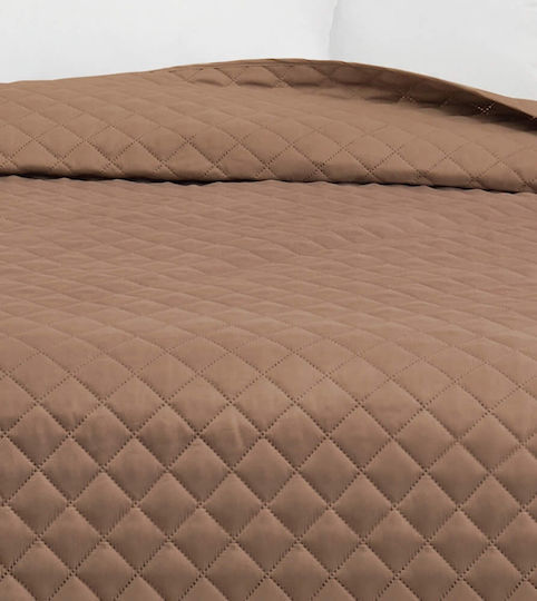 Melinen Tosca Κουβερλί King Size Microfiber Mocca 260x240cm