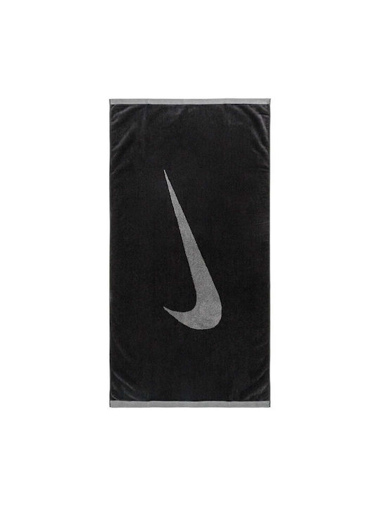 Nike Fundamental Gymnastikhandtuch Baumwolle Schwarz 120x60cm Nike Fundamental Gymnastikhandtuch Baumwolle Schwarz 120x60cm