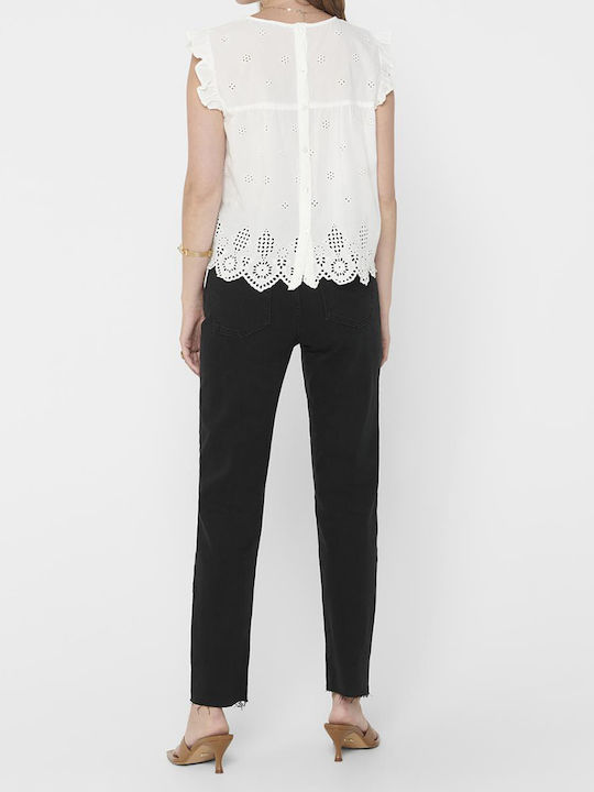 Only Life Blouse Cloud Dancer OffWhite