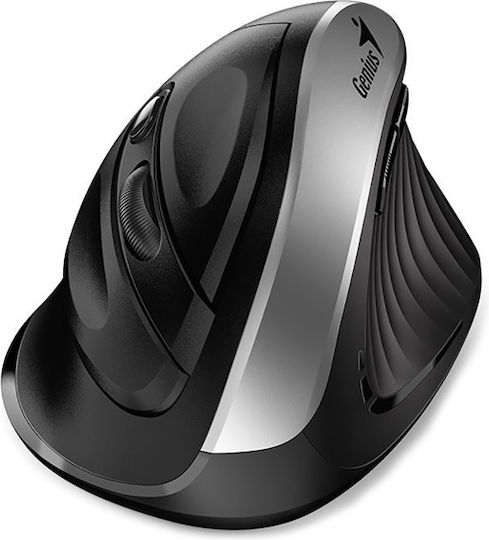 Genius Ergo 8250S Wireless Ergonomic Mouse Black/Silver