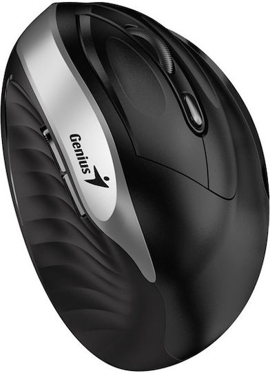 Genius Ergo 8250S Wireless Ergonomic Mouse Negru/argintiu