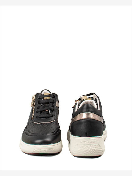 Stonefly Nappa Sneakers BLACK