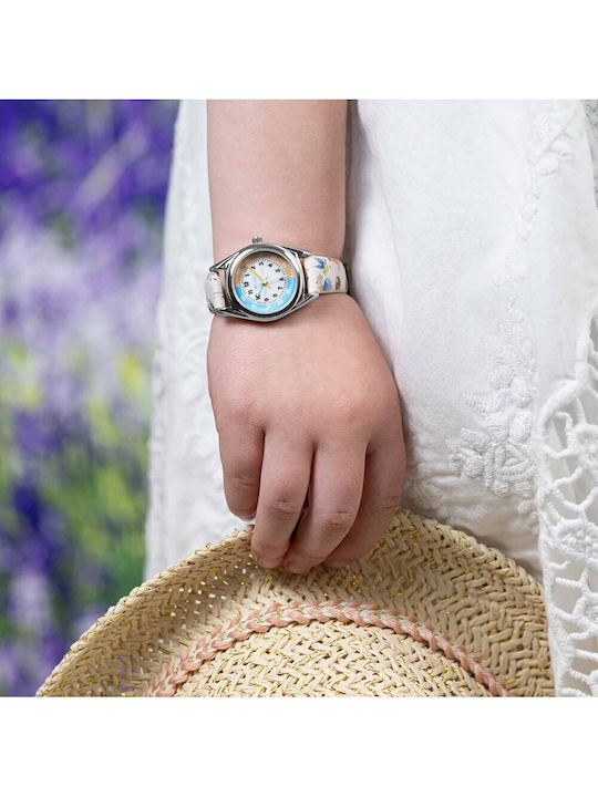 Tikkers Kids Analog Watch with Leather Strap Multicolour