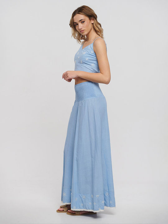 Ble Resort Collection Skirt in Light Blue color