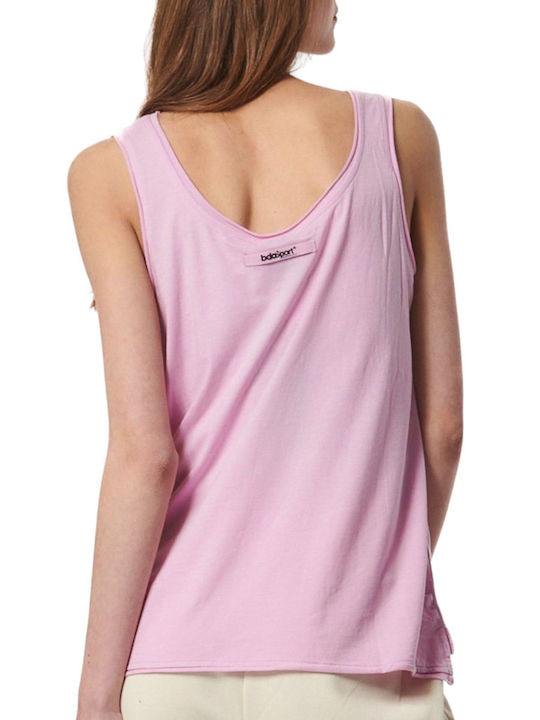 Body Action Bluză Sportivă pentru Femei Fără mâneci Roz