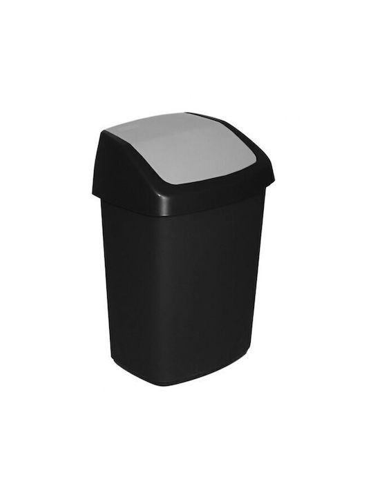 Curver Coș De Gunoi Din Plastic Împingeți Negru 25lt