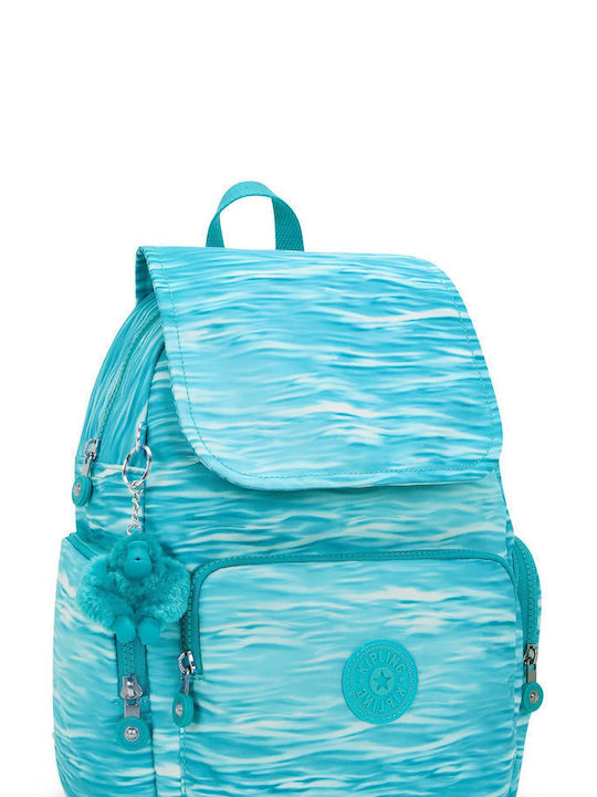 Kipling Σακίδιο Πλάτης 33.5x27x19cm Σειρά City Zip S Aqua Pool