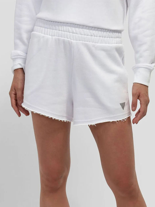 Guess Women's High-waisted Shorts White