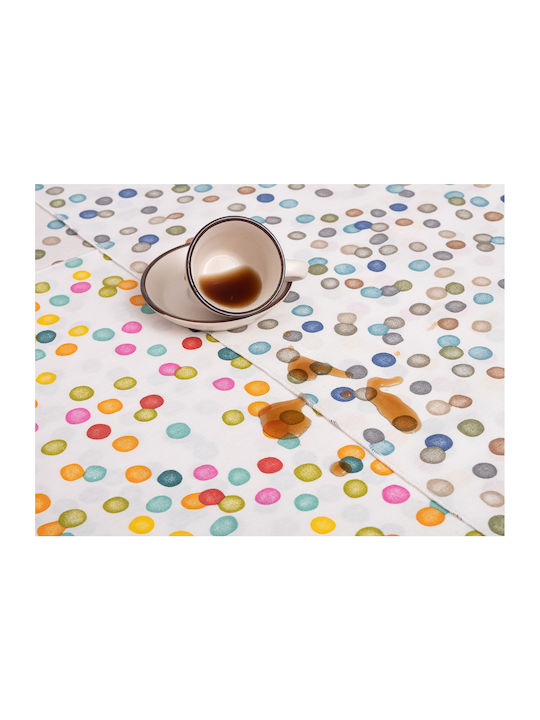 Viopros Tablecloth Stain Resistant Rania Blue 140x220cm
