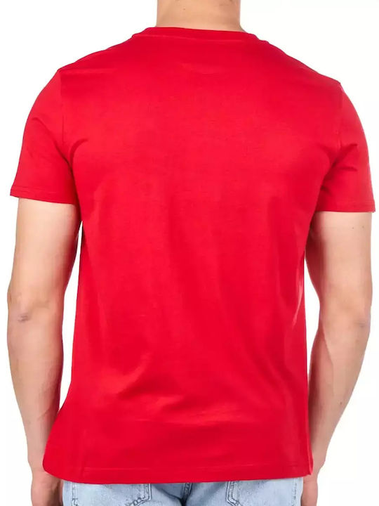 La Martina T-shirt Bărbătesc cu Mânecă Scurtă RED