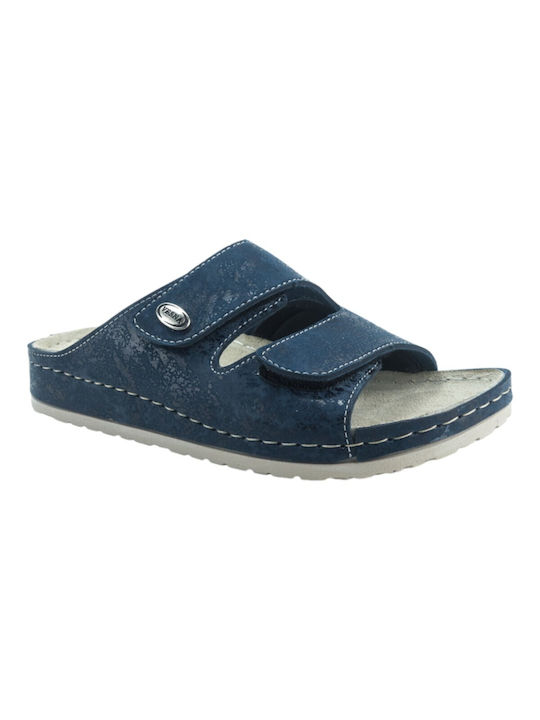 Vesna Women's Flat Sandals in Blue Color