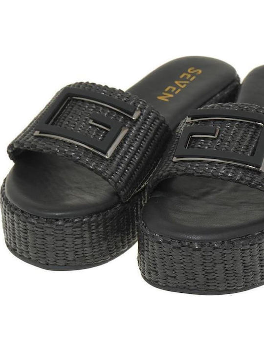 Γυναικεία Σανδάλια Flatforms Μαύρα