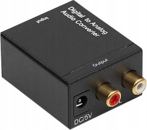 Convertor RCA / Toslink / Coaxial Masculin în RCA / Toslink / Coaxial Feminin 1 Bucată ZY17473QWS2