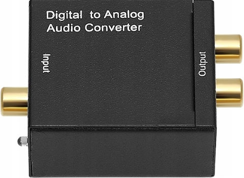 Convertor RCA / Toslink / Coaxial Masculin în RCA / Toslink / Coaxial Feminin 1 Bucată ZY17473QWS2