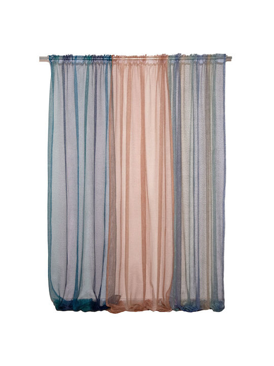Viopros Перде с Плик с Писалка Син 140x270см