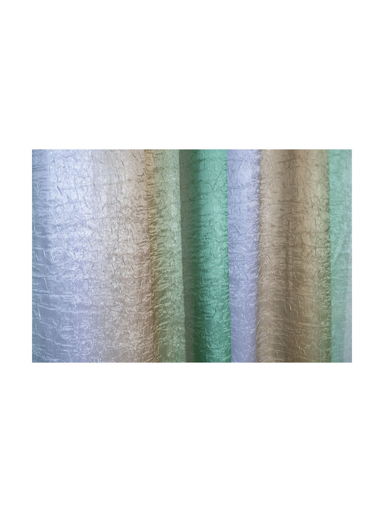 Viopros Blue Pencil Pleat Curtain 140x270cm