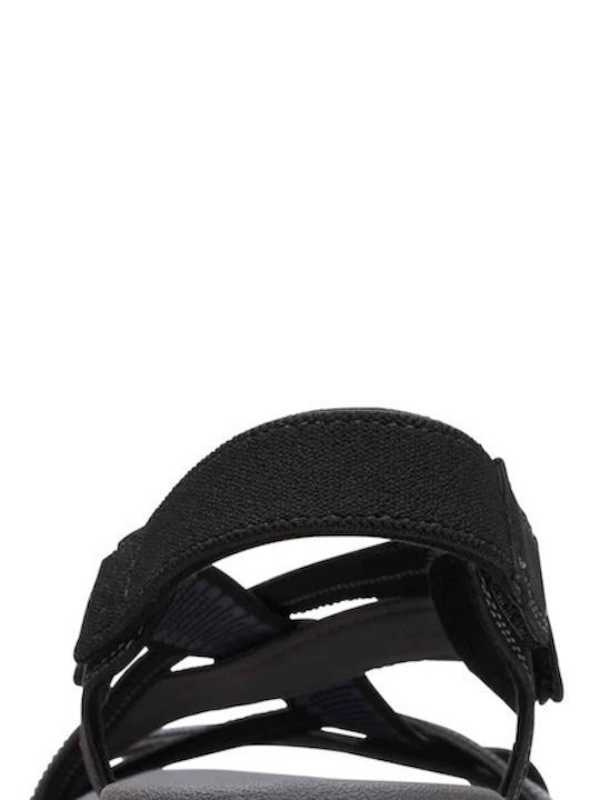 Damen Flache Sandalen Anatomisch in Schwarz Farbe