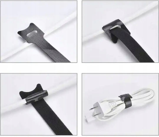 Cable Ties Plastic 12mm x 150mm in Black Colour (100 pcs)