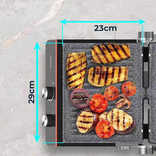Cecotec Rock'ngrill Sandwich Maker Grill 2200W Gray