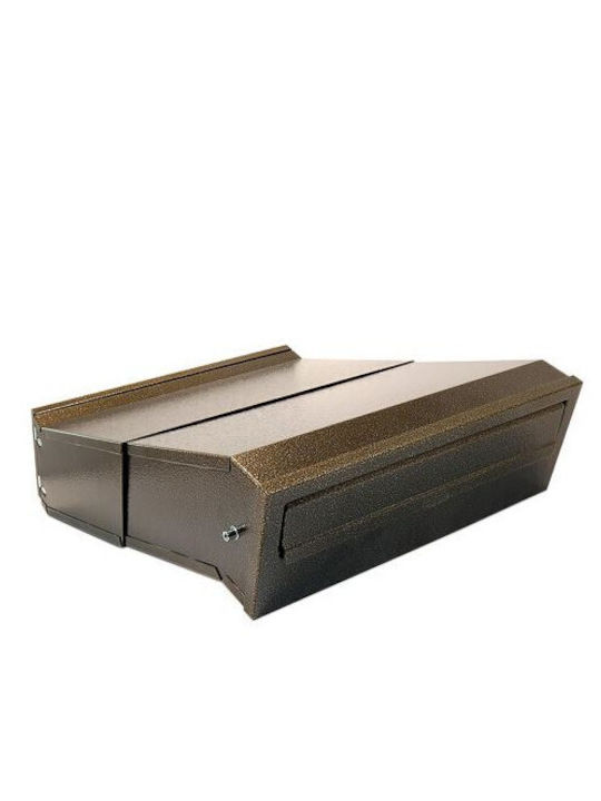 Damech Außenbereich Briefkasten Inox in Gold Farbe