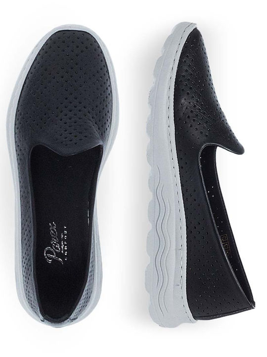 Дамски Slip-On Кожени Черни