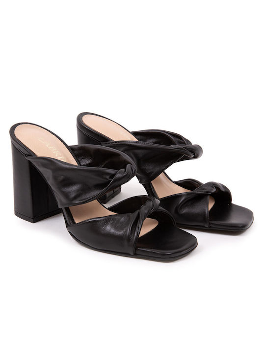 Labrini Heel Mules Black