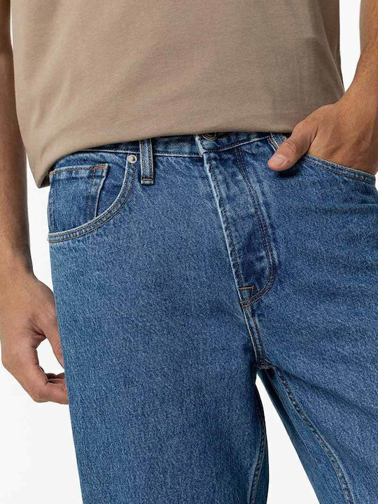 Ανδρικό Παντελόνι Τζιν με Relaxed Εφαρμογή Medium Blue