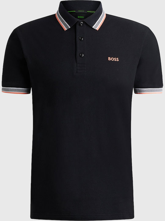 Paddy Polo Short Sleeve Blouse Black