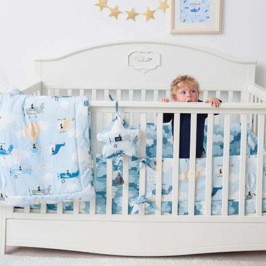 La Millou Blue Baby Sheets 70x140cm