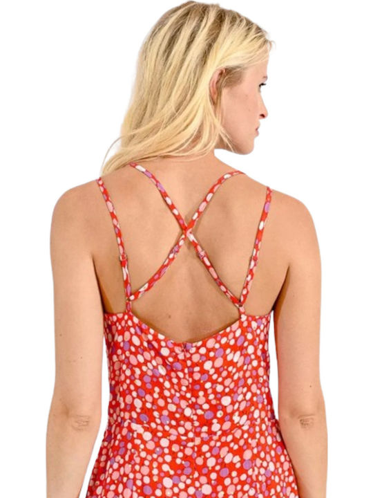Ladies Woven Jumpsuit Женска Цялостна Форма Red