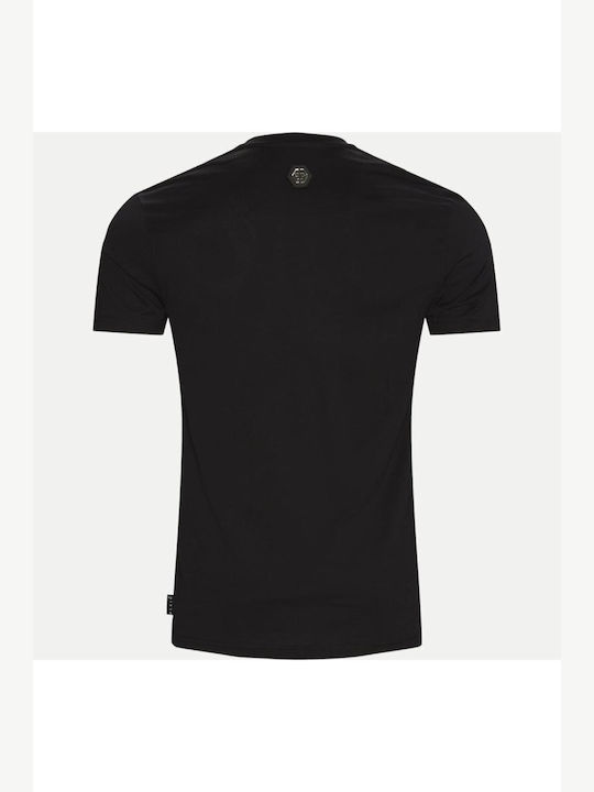 Philipp Plein Herren Shirt Kurzarm Schwarz