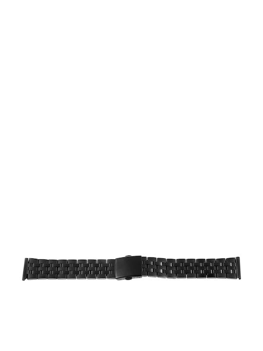 New Era Metallic-Armband Schwarz 20mm