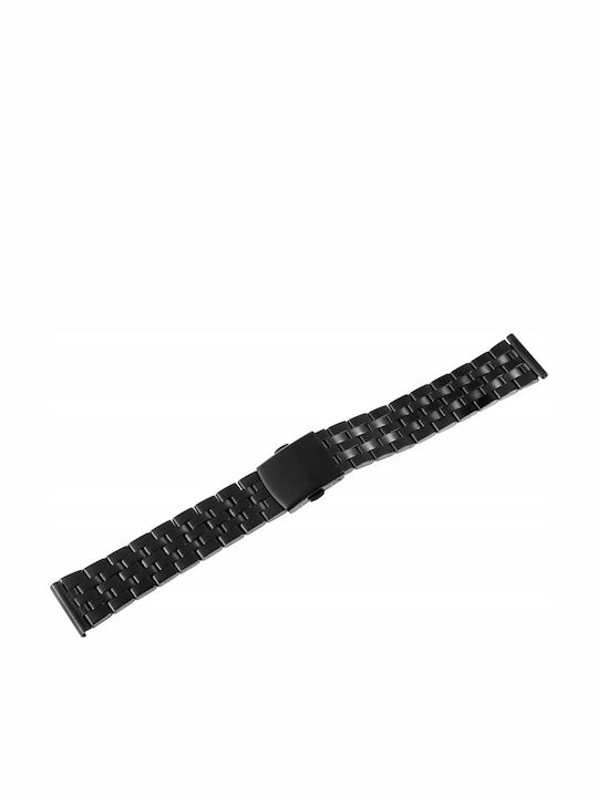 New Era Metallic-Armband Schwarz 20mm