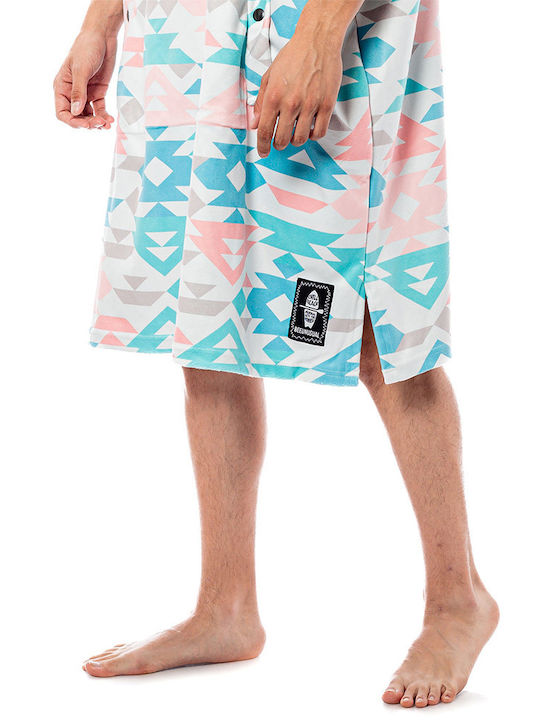 Bee. Unusual. Natives Hooded Microfiber Beach Poncho Multicolour