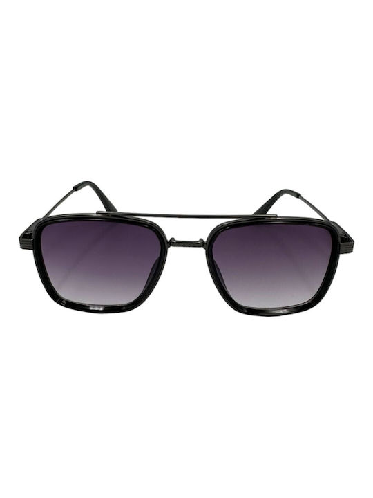 V-store Sunglasses with Black Frame and Black Gradient Lens 80-802-04